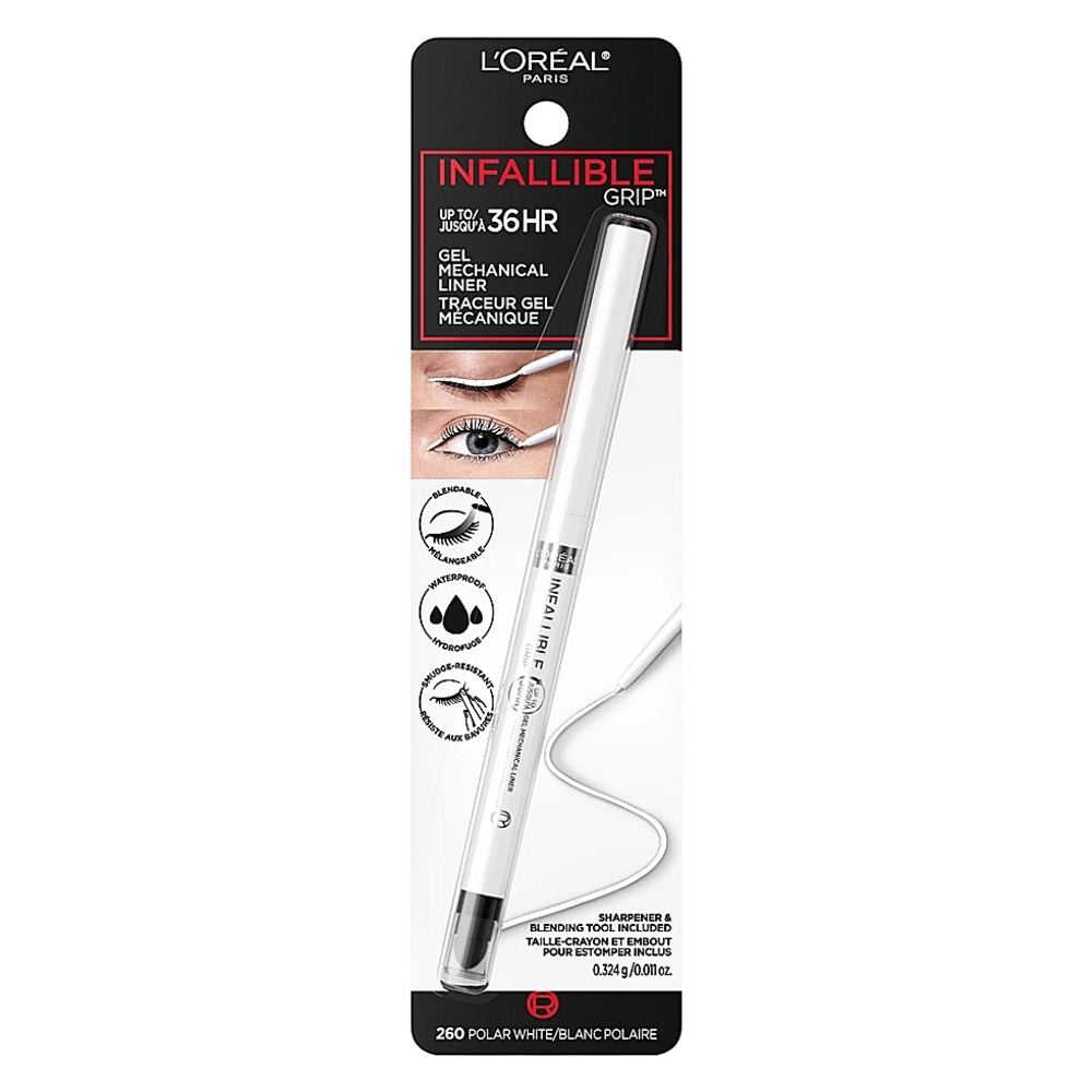 3 x L'Oreal Infallible Grip Gel Mechanical Liner, 260 Polar White